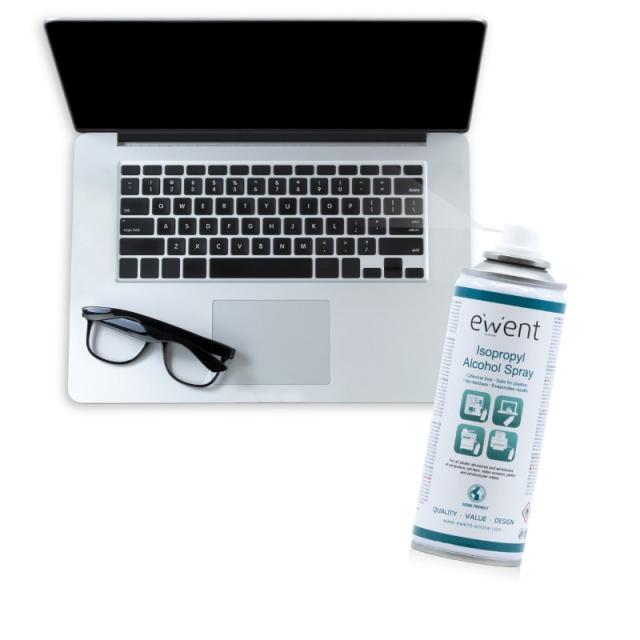 Ewent - EW5613 kit de limpieza para computadora Impresora Espray para limpieza de equipos 200 ml