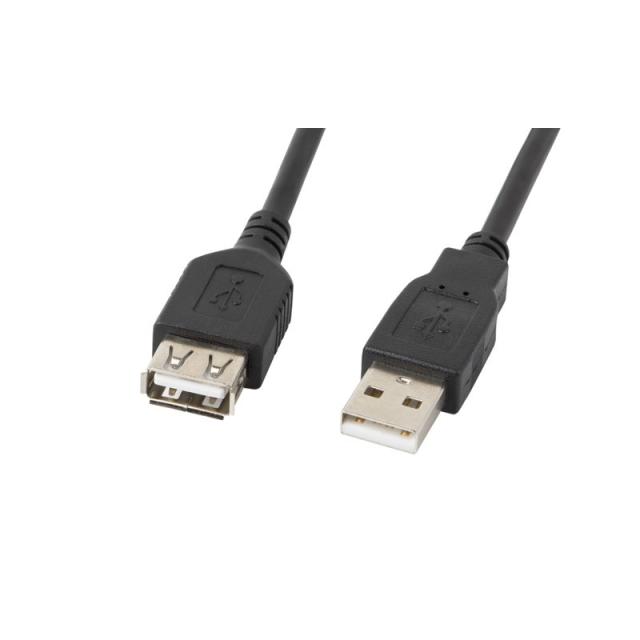 Lanberg - CA-USBE-10CC-0030-BK cable USB USB 2.0 3 m USB A Negro