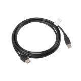 Lanberg - CA-USBE-10CC-0030-BK cable USB USB 2.0 3 m USB A Negro