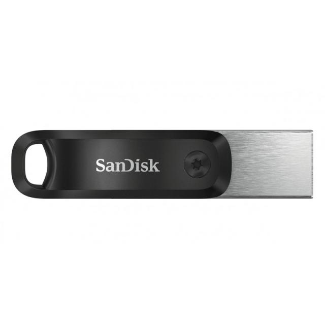 SanDisk - iXpand unidad flash USB 64 GB USB Type-A / Lightning 3.2 Gen 2 (3.1 Gen 2) Negro, Plata