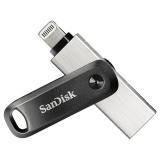 SanDisk - iXpand unidad flash USB 64 GB USB Type-A / Lightning 3.2 Gen 2 (3.1 Gen 2) Negro, Plata