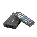 Savio - FAN-01 4-pack 120mm ARGB fan including controller and remote control Carcasa del ordenador Ventilador 12 cm Negro 4 piez