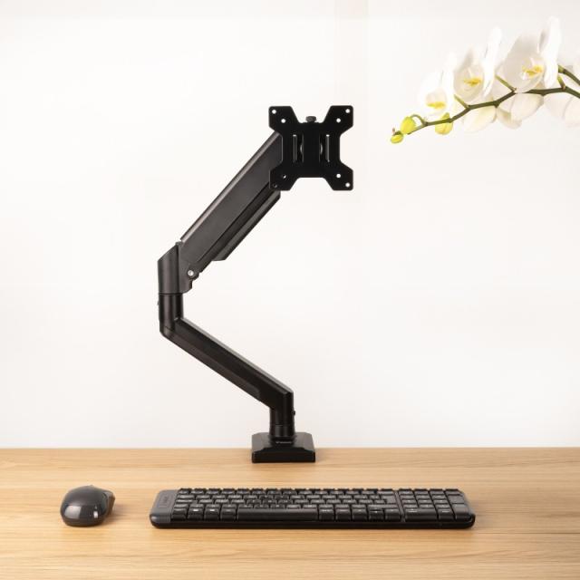 TooQ - DB1334TNR-B soporte para monitor 86,4 cm (34") Escritorio Negro