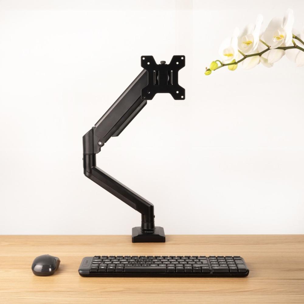 TooQ - DB1334TNR-B soporte para monitor 86,4 cm (34") Escritorio Negro