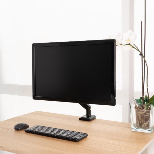 TooQ - DB1334TNR-B soporte para monitor 86,4 cm (34") Escritorio Negro
