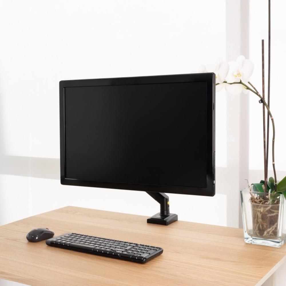 TooQ - DB1334TNR-B soporte para monitor 86,4 cm (34") Escritorio Negro