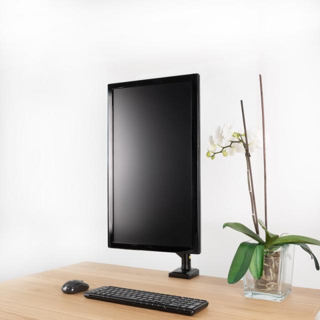 TooQ - DB1334TNR-B soporte para monitor 86,4 cm (34") Escritorio Negro