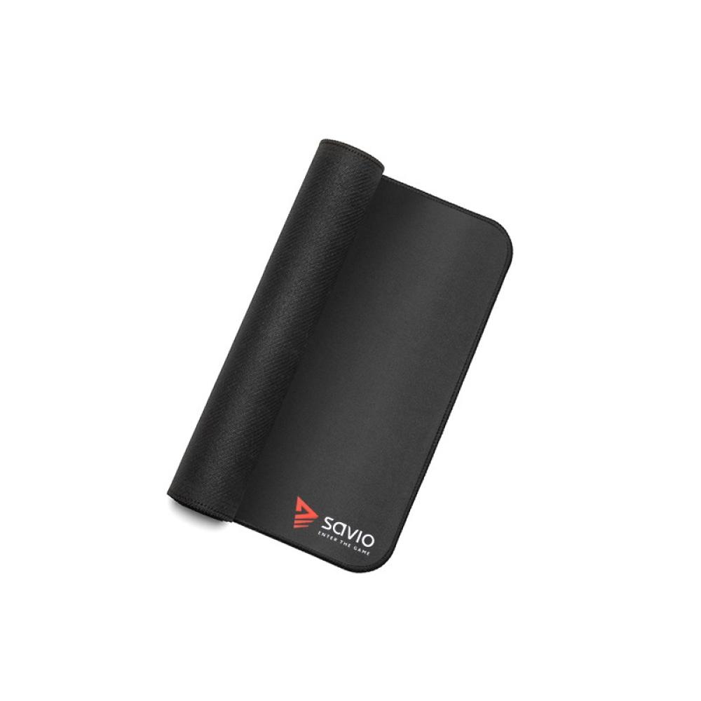 Savio - Black Edition Turbo Dynamic XXL 100x50 Gaming mouse pad Alfombrilla de ratón para juegos Negro