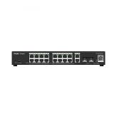 Ruijie Networks - RG-ES220GS-P switch Gestionado L2 Gigabit Ethernet (10/100/1000) Energía sobre Ethernet (PoE) Negro