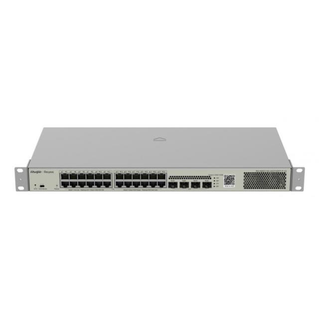 Ruijie Networks - RG-NBS3100-24GT4SFP-P-V2 switch Gestionado L2 Gigabit Ethernet (10/100/1000) Energía sobre Ethernet (PoE) Metá