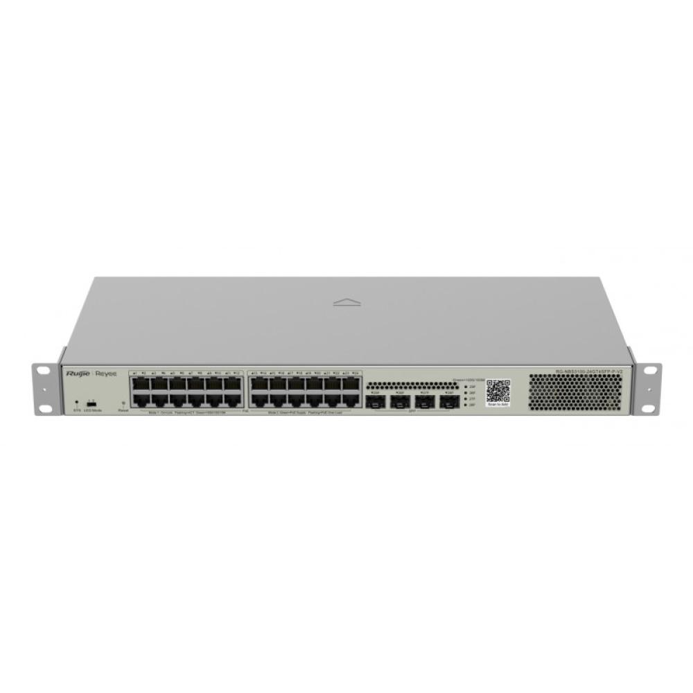 Ruijie Networks - RG-NBS3100-24GT4SFP-P-V2 switch Gestionado L2 Gigabit Ethernet (10/100/1000) Energía sobre Ethernet (PoE) Metá