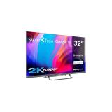 Smart-Tech - 32HG01V Televisor 81,3 cm (32") HD Smart TV Wifi Gris 180 cd / m²