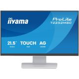 iiyama - ProLite T2252MSC-W2AG pantalla para PC 54,5 cm (21.4") 1920 x 1080 Pixeles Full HD LCD Pantalla táctil Blanco