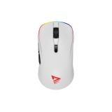 Savio - RIFT WHITE gaming mouse RGB Dual Mode ratón Juego mano derecha Bluetooth + USB Type-C Óptico 10000 DPI