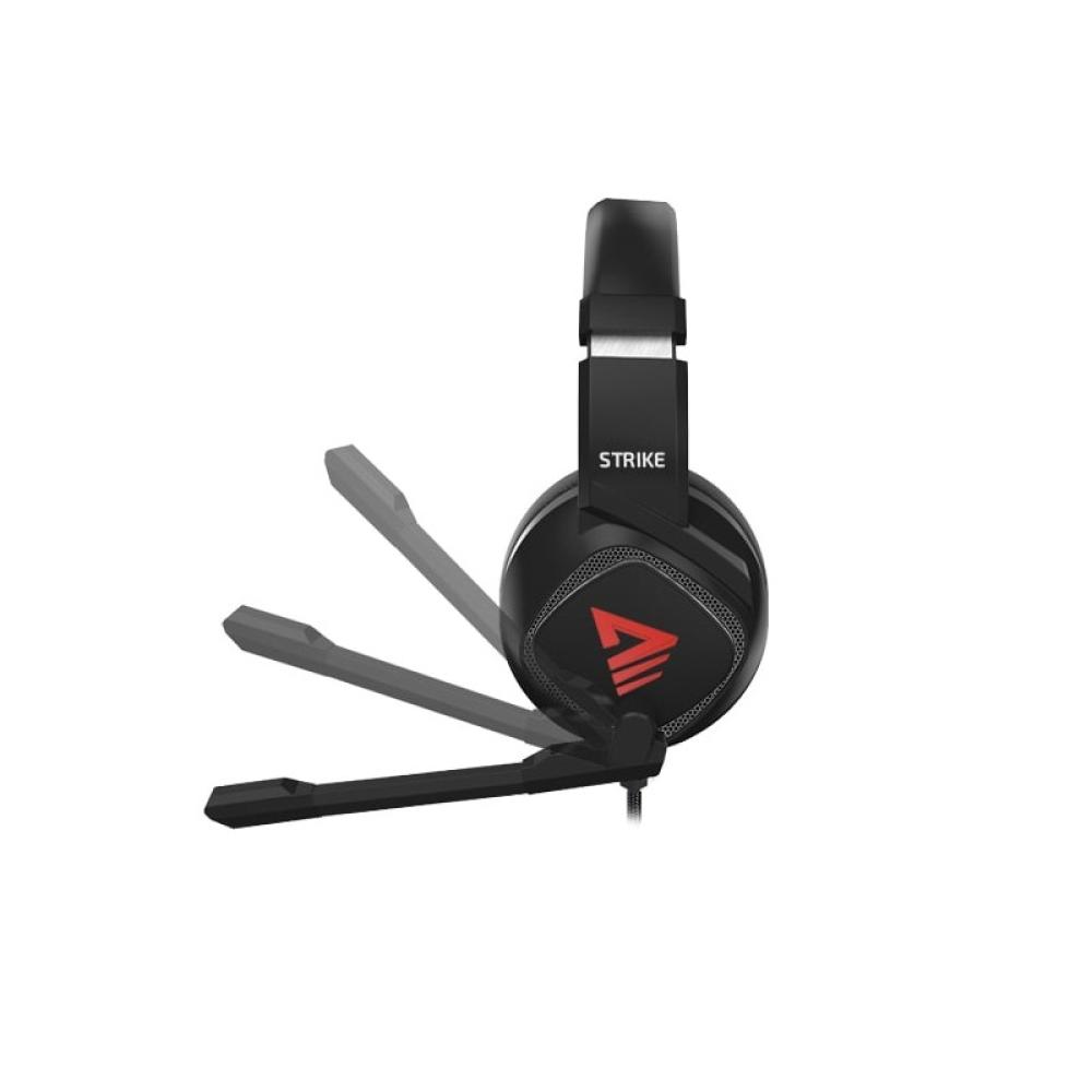 Savio - Strike Auriculares Alámbrico Diadema Música/uso diario Negro, Rojo