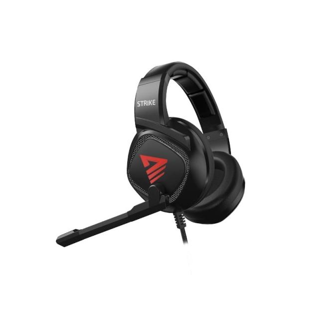 Savio - Strike Auriculares Alámbrico Diadema Música/uso diario Negro, Rojo