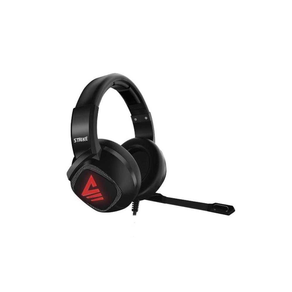 Savio - Strike Auriculares Alámbrico Diadema Música/uso diario Negro, Rojo