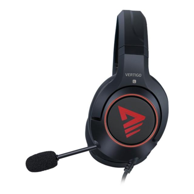 Savio - SAVGH-VERTIGO auricular y casco Auriculares Alámbrico Juego Negro