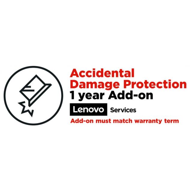 Lenovo - 1Y Accidental Damage Protection 1 licencia(s) 1 año(s) - 5PS0K18158