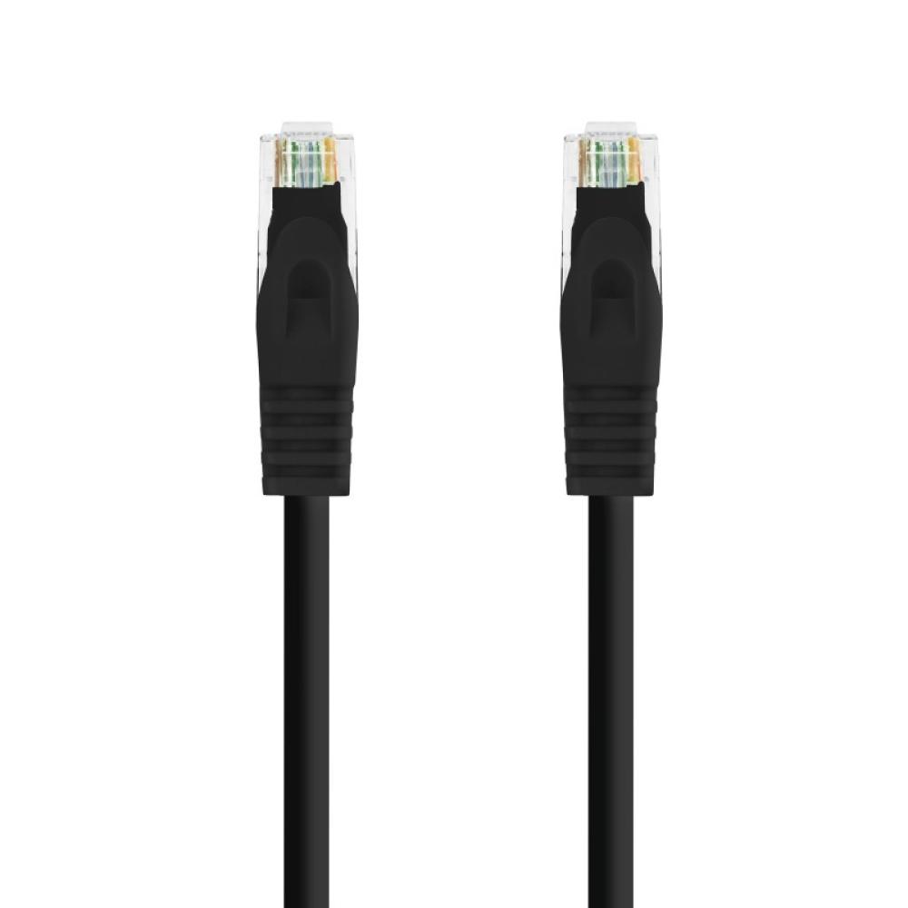 Nanocable - Cable de red latiguillo RJ45 LSZH Cat.6A UTP AWG24, Negro, 3.0m