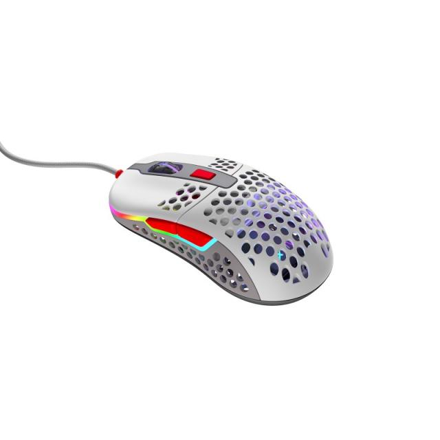 CHERRY XTRFY - M42 ratón Juego Ambidextro USB tipo A Óptico 16000 DPI - M42-RGB-RETRO