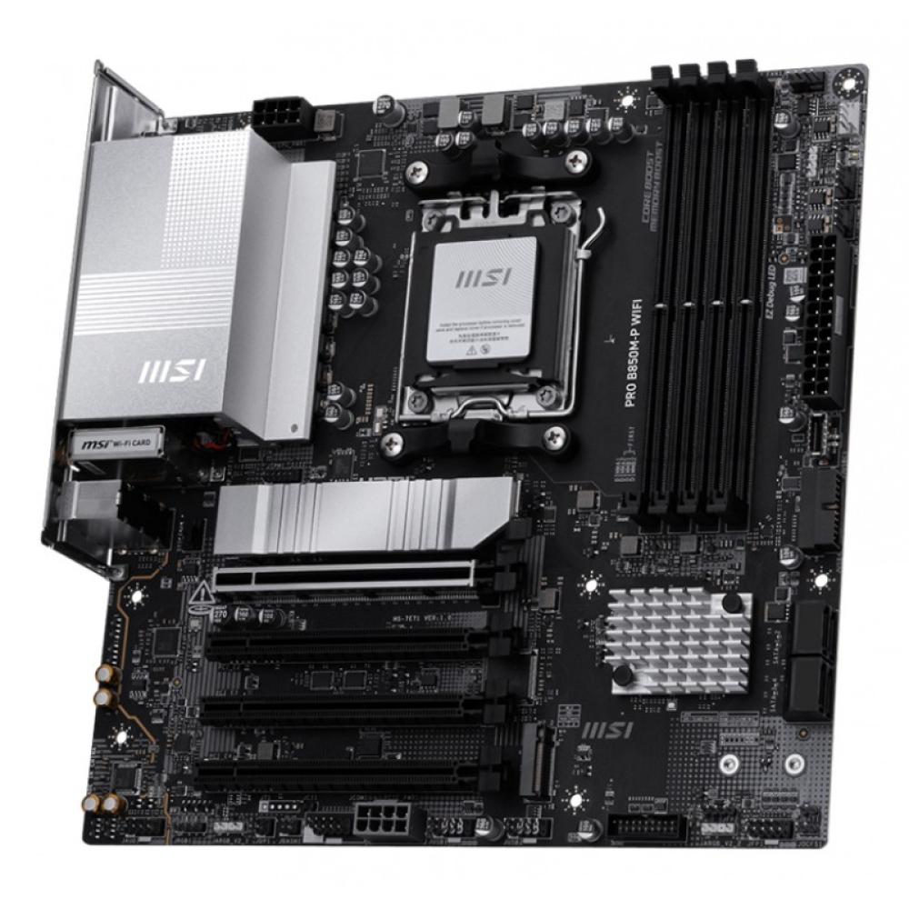 MSI - PRO B850M-P WIFI placa base AMD B850 Zócalo AM5 micro ATX