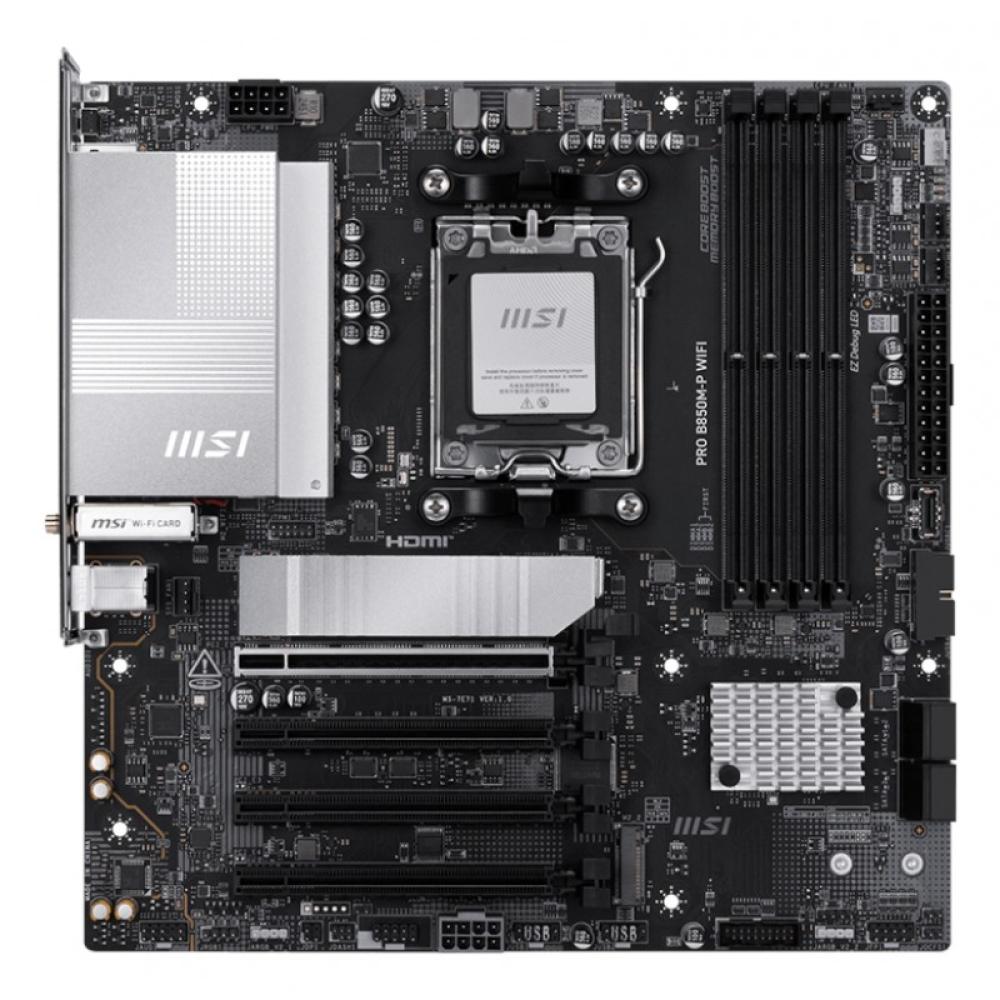 MSI - PRO B850M-P WIFI placa base AMD B850 Zócalo AM5 micro ATX