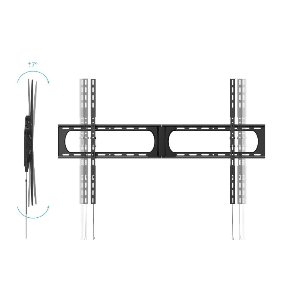 TooQ - Soporte de Pared para Pantallas 37”-140”, Negro