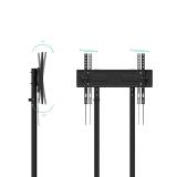 TooQ - KEFRÉN” Soporte de suelo con Ruedas para pantallas de 37”-70”, Negro