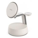 Belkin - Qi2 Fitness tracker, Auriculares, Smartphone, Reloj inteligente Blanco USB Cargador inalámbrico Carga rápi - WIZ040KQSD