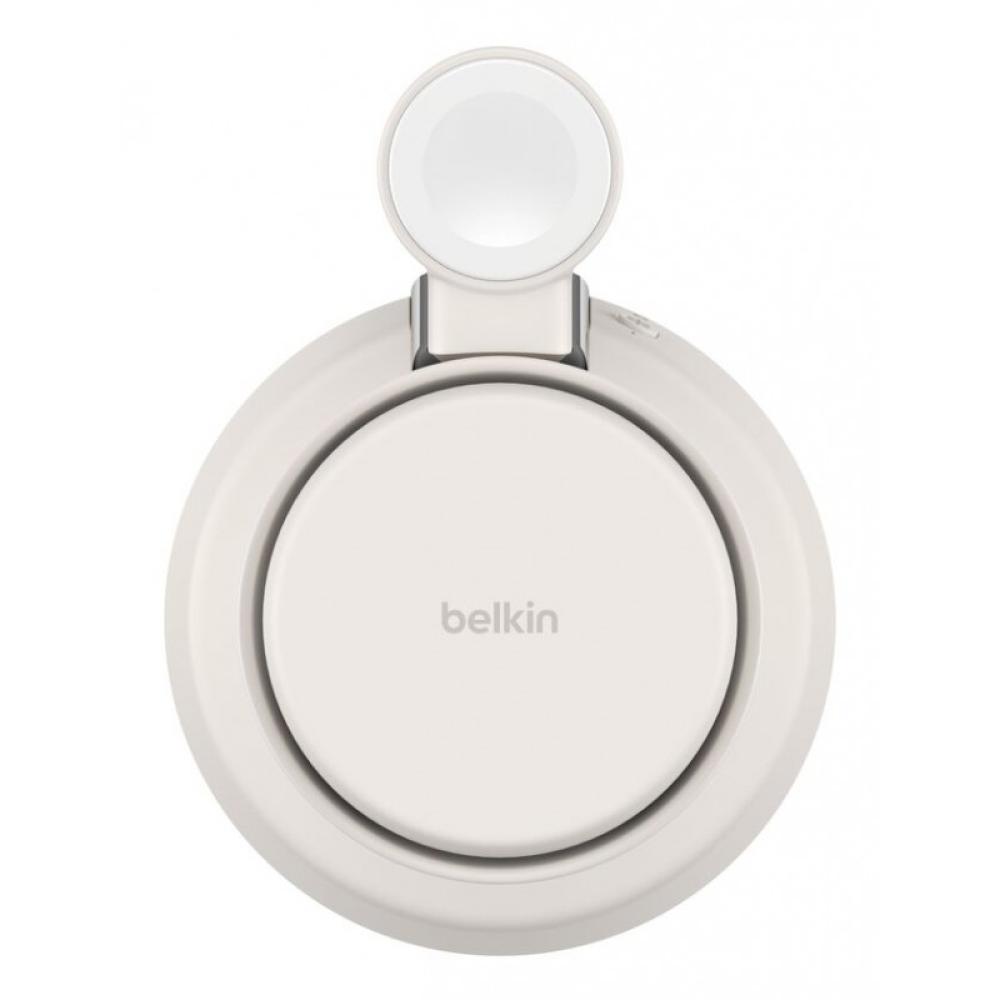 Belkin - Qi2 Fitness tracker, Auriculares, Smartphone, Reloj inteligente Blanco USB Cargador inalámbrico Carga rápi - WIZ040KQSD