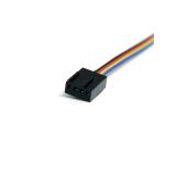StarTech.com - Cable Extensor 0,3m PWM 4 Pines Alimentación Ventilador Fan Placa Base Macho a Hembra