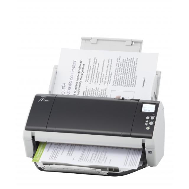 Ricoh - fi-7460 Alimentador automático de documentos (ADF) + escáner de alimentación manual 600 x 600 DPI A3 Gris, Blanco
