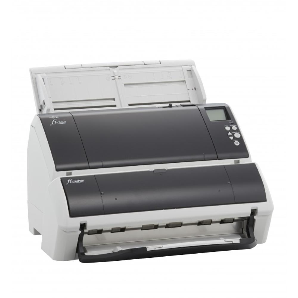 Ricoh - fi-7460 Alimentador automático de documentos (ADF) + escáner de alimentación manual 600 x 600 DPI A3 Gris, Blanco