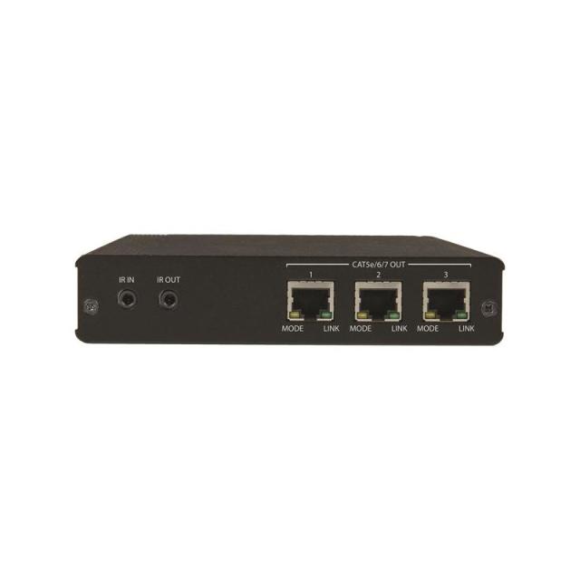 StarTech.com - Juego Extensor HDBaseT de 3 Puertos - Alargador HDMI por Cable Cat5 con 3 Receptores - Hasta 4K