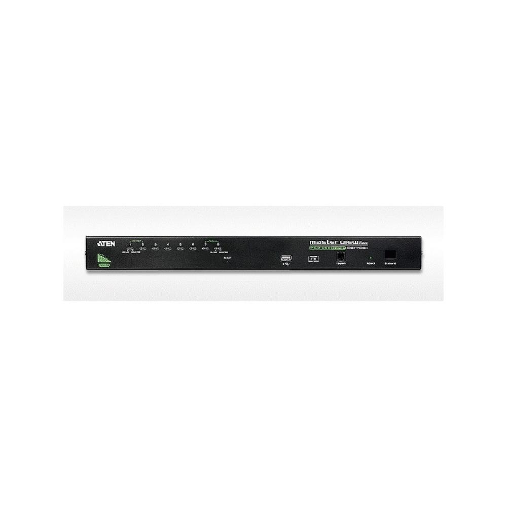 ATEN - CS1708A interruptor KVM Montaje en rack Negro