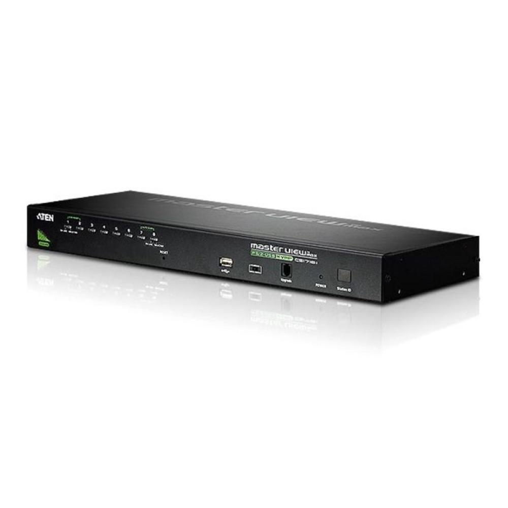 ATEN - CS1708A interruptor KVM Montaje en rack Negro