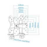 TooQ - TCCH0001-B soporte y montura para estación de trabajo/PC todo en uno 5 kg Negro