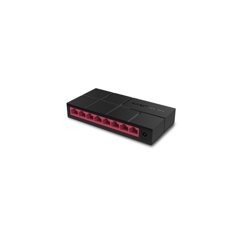 Mercusys - MS108G switch No administrado Gigabit Ethernet (10/100/1000) Negro
