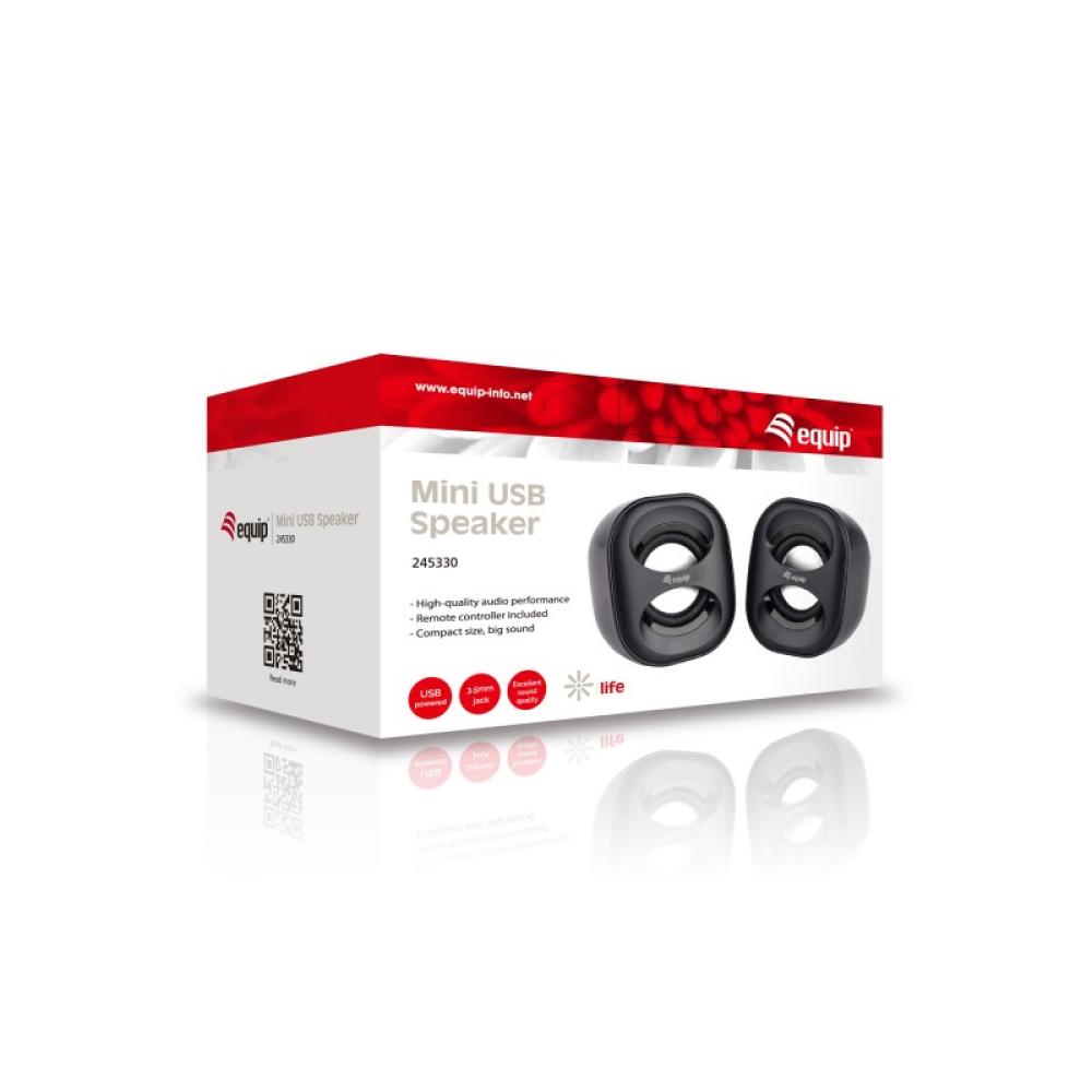 Equip - 245330 altavoz Negro Alámbrico 3 W