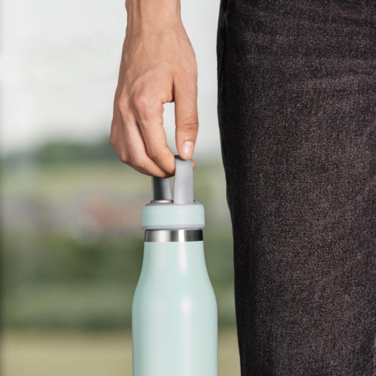 Hama - Xavax / Botella isotérmica de 500mL (Perfecta para mantener bebidas calientes y frías, A prueba de fugas, Con compartimen