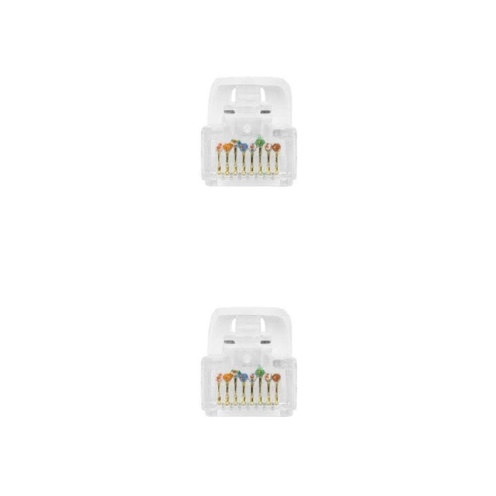 Nanocable - Cable de red latiguillo RJ45 LSZH Cat.6A UTP AWG24, Blanco, 3.0m