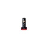 Panasonic - KX-TG1611 Teléfono DECT Identificador de llamadas Negro, Rojo