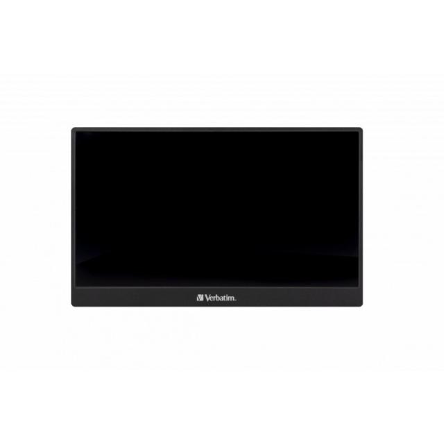 Verbatim - 49590 pantalla para PC 35,6 cm (14") 1920 x 1080 Pixeles Full HD LCD Negro