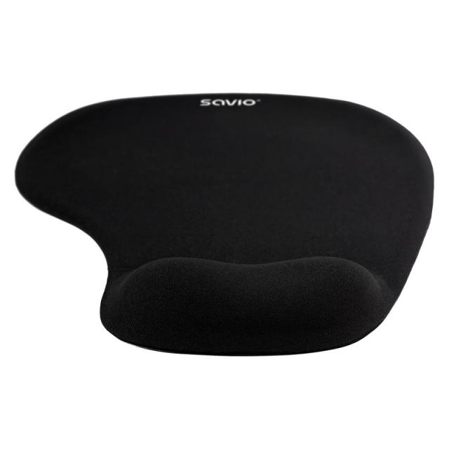 Savio - MP-01B mouse pad black Negro