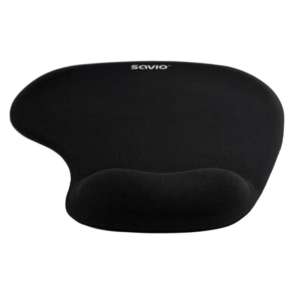 Savio - MP-01B mouse pad black Negro