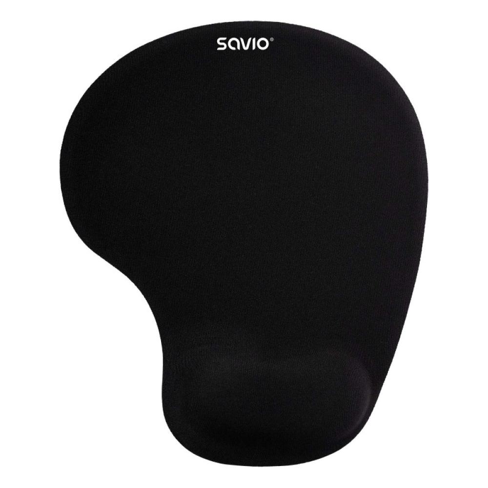 Savio - MP-01B mouse pad black Negro