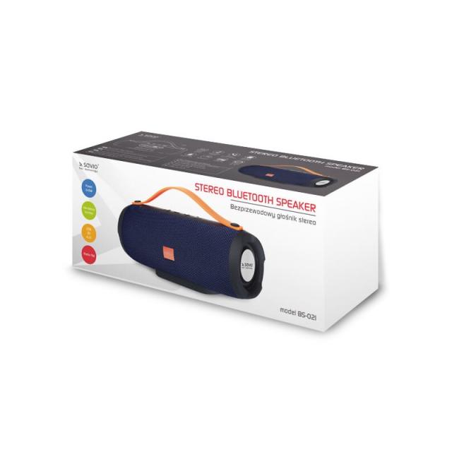 Savio - BS-021 altavoz portátil o de fiesta Altavoz portátil estéreo Azul 10 W