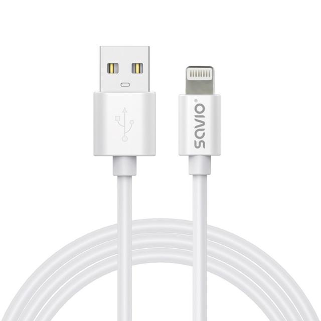 Savio - CL-192 cable USB USB 2.0 1 m USB A Blanco