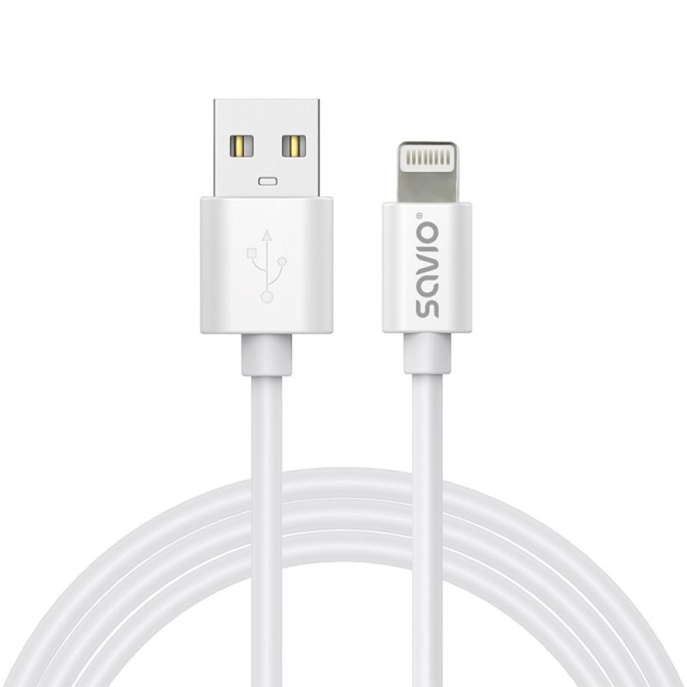 Savio - CL-192 cable USB USB 2.0 1 m USB A Blanco